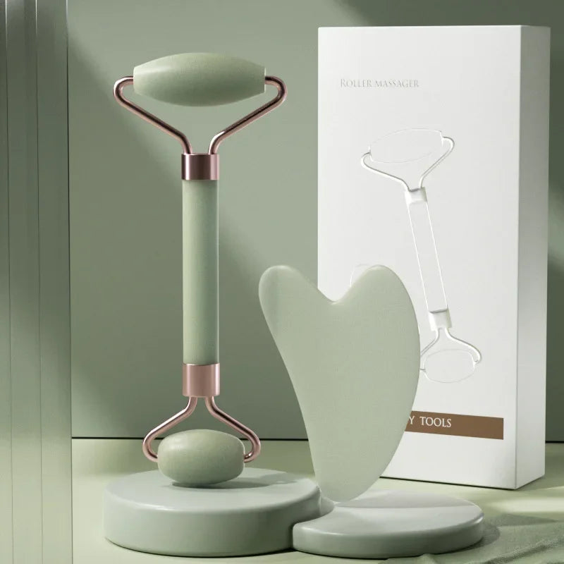 Face Roller and a Gua Sha Stone
