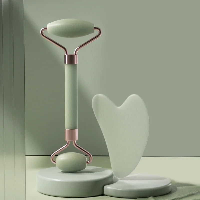 Face Roller and a Gua Sha Stone